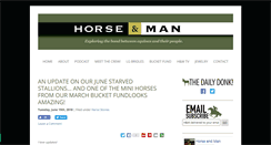Desktop Screenshot of horseandman.com